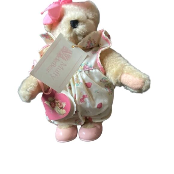 Vintage Muffy Vanderbear Egg Painting Plush Valentines Hoppy VanderHare Spring - Picture 6 of 7